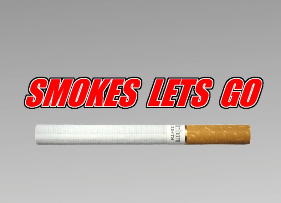 Smokes, Let's Go Logo